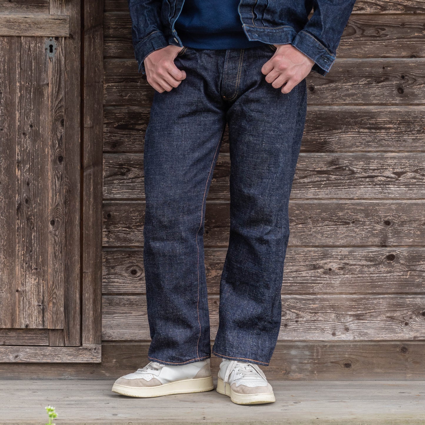 Lot.1991 No.0 Classic Straight Fit Jeans with Heavy-Slub Denim (Washed) [Classic Straight/Heavy Slub Denim/One Wash]