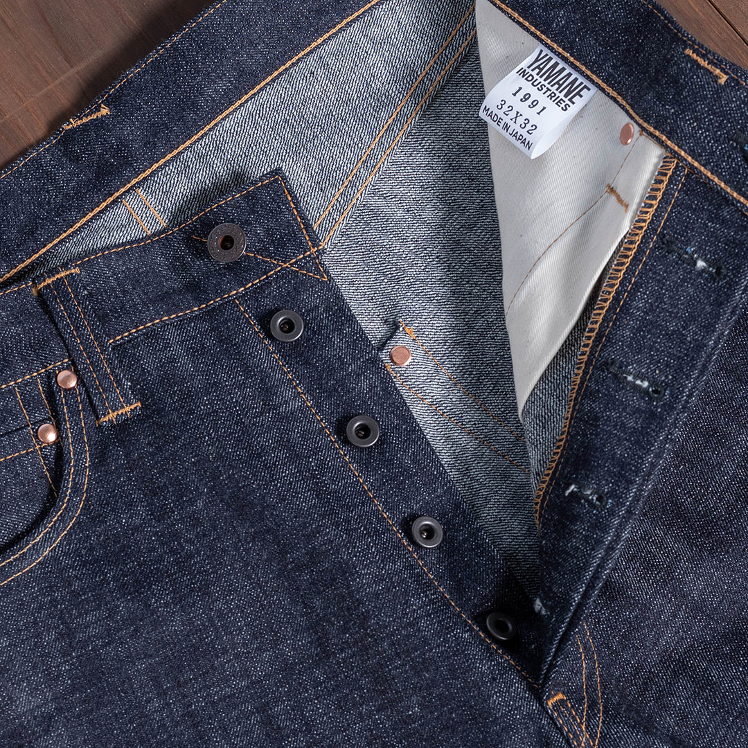 【限定】Lot.1991 No.0 "BEAST" Classic Straight Fit Jeans 15oz Heavy Slub Denim (Washed) 【クラシックストレート／ヘビースラブデニム／ワンウォッシュ】