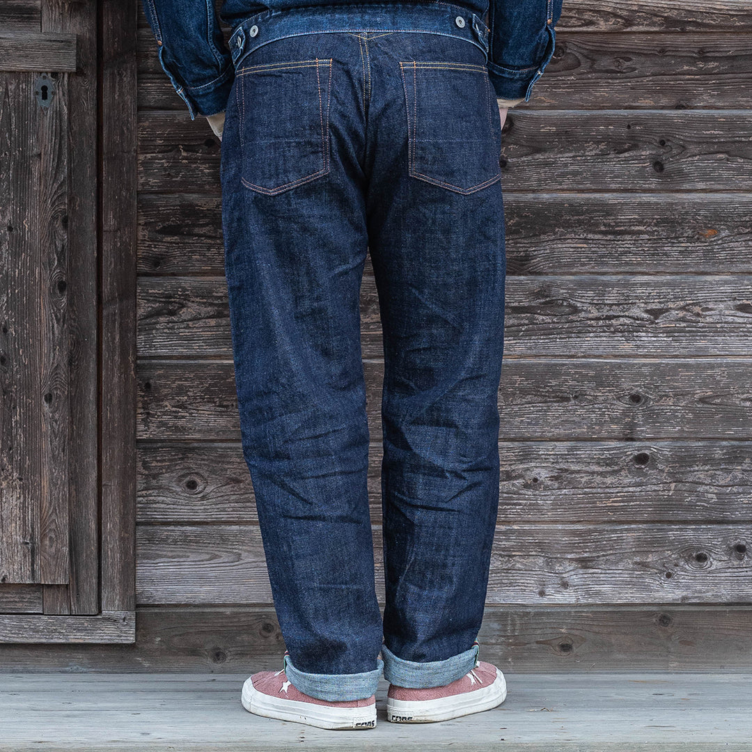 【限定生産】Lot.1991 "Momiji (Maple Tree)" Straight Fit Jeans with Burkina Faso Denim (Raw and Rigid) 【クラシックストレート／もみじ／ブルキナファソデニム／ノンウォッシュ】