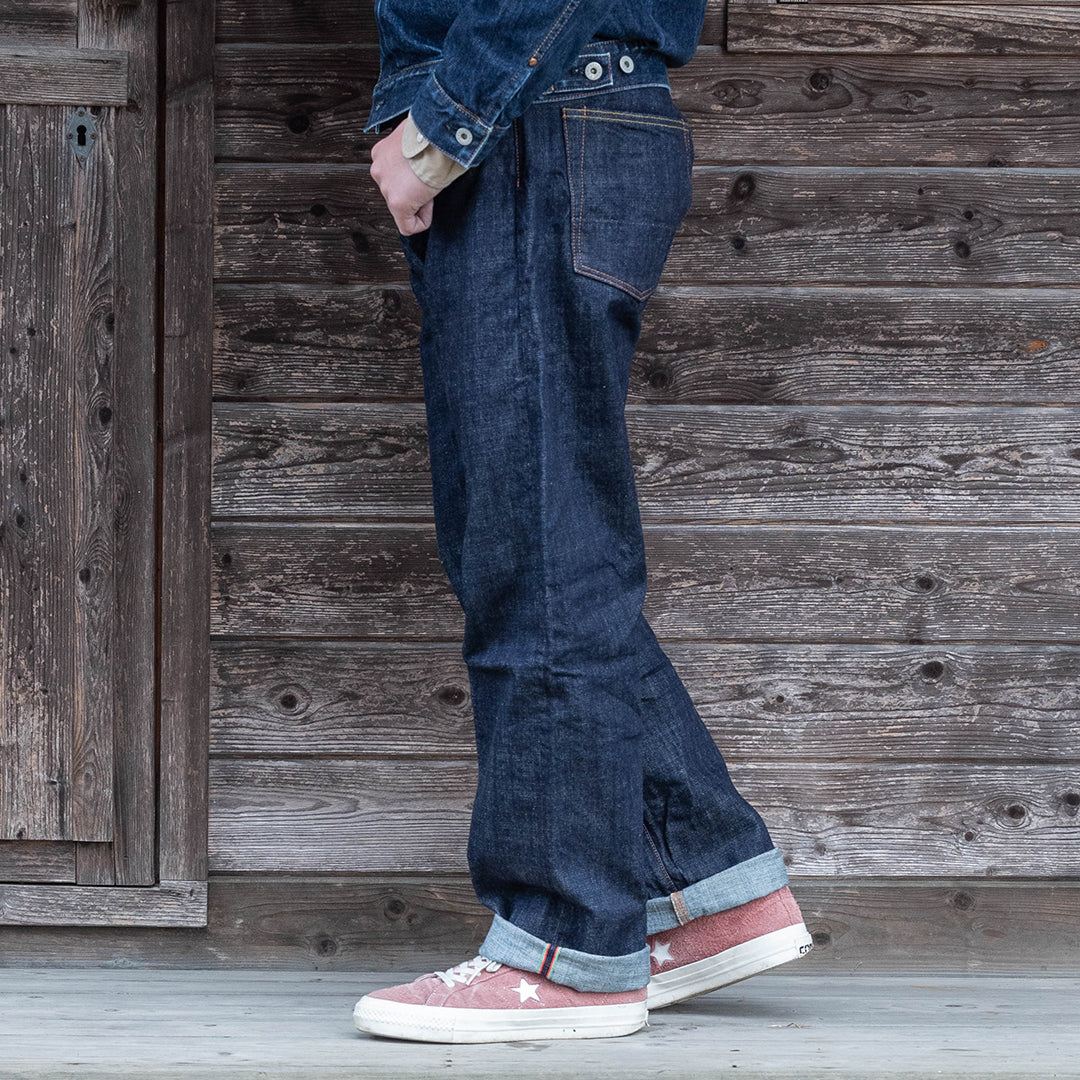 【限定生産】Lot.1991 "Momiji (Maple Tree)" Straight Fit Jeans with Burkina Faso Denim (Raw and Rigid) 【クラシックストレート／もみじ／ブルキナファソデニム／ノンウォッシュ】