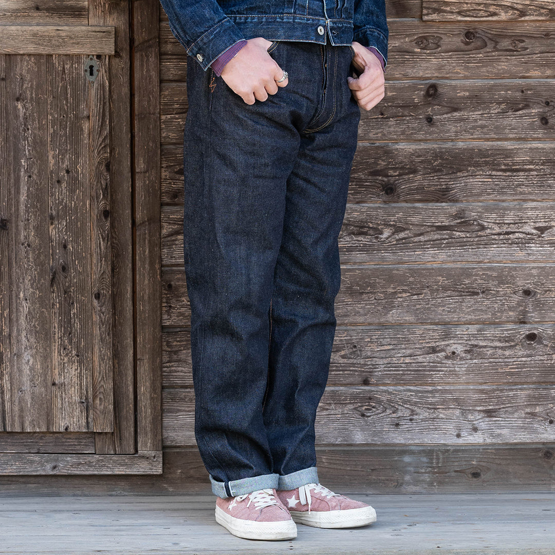 【限定生産】Lot.1991 "Ginjyo" Classic Straight Fit Jeans with 15oz Heavy Wgt Denim (Washed) 【クラシックストレート／吟醸／15oz／ヘビーウェイトデニム／ワンウォッシュ】