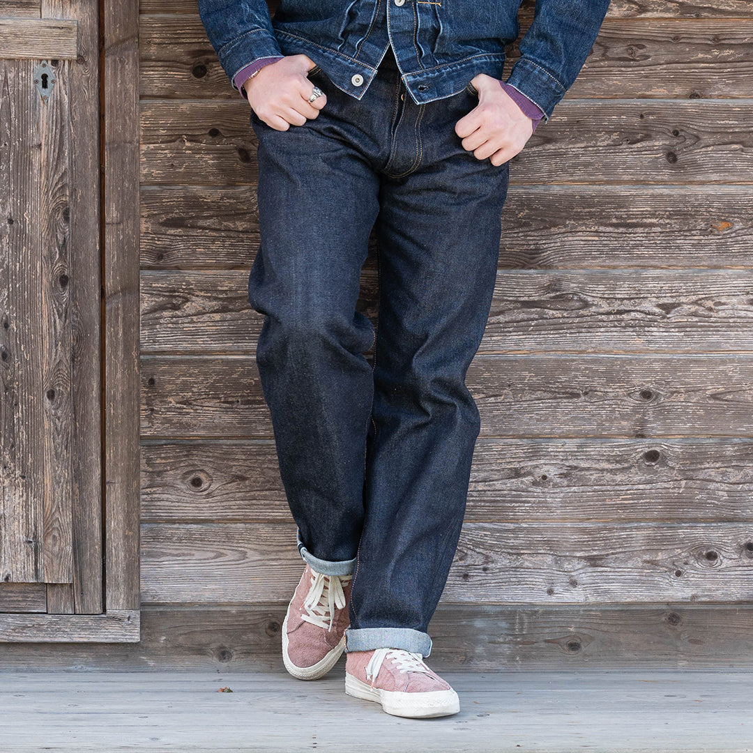 【限定生産】Lot.1991 "Ginjyo" Classic Straight Fit Jeans with 15oz Heavy Wgt Denim (Washed) 【クラシックストレート／吟醸／15oz／ヘビーウェイトデニム／ワンウォッシュ】