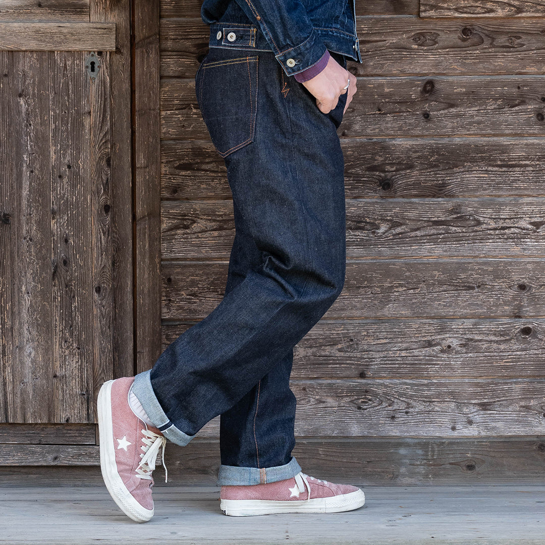 【限定生産】Lot.1991 "Ginjyo" Classic Straight Fit Jeans with 15oz Heavy Wgt Denim (Washed) 【クラシックストレート／吟醸／15oz／ヘビーウェイトデニム／ワンウォッシュ】