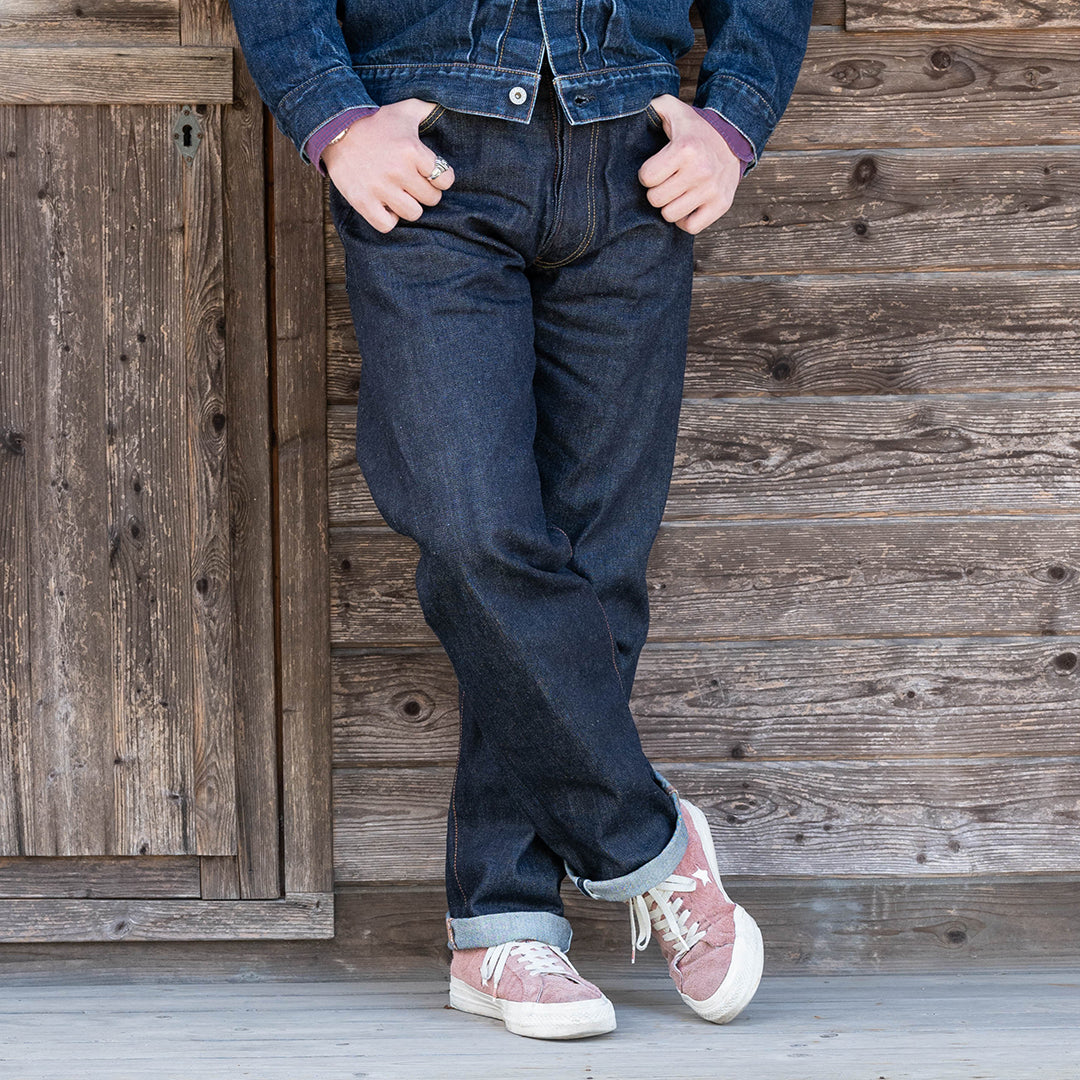 【限定生産】Lot.1991 "Ginjyo" Classic Straight Fit Jeans with 15oz Heavy Wgt Denim (Washed) 【クラシックストレート／吟醸／15oz／ヘビーウェイトデニム／ワンウォッシュ】
