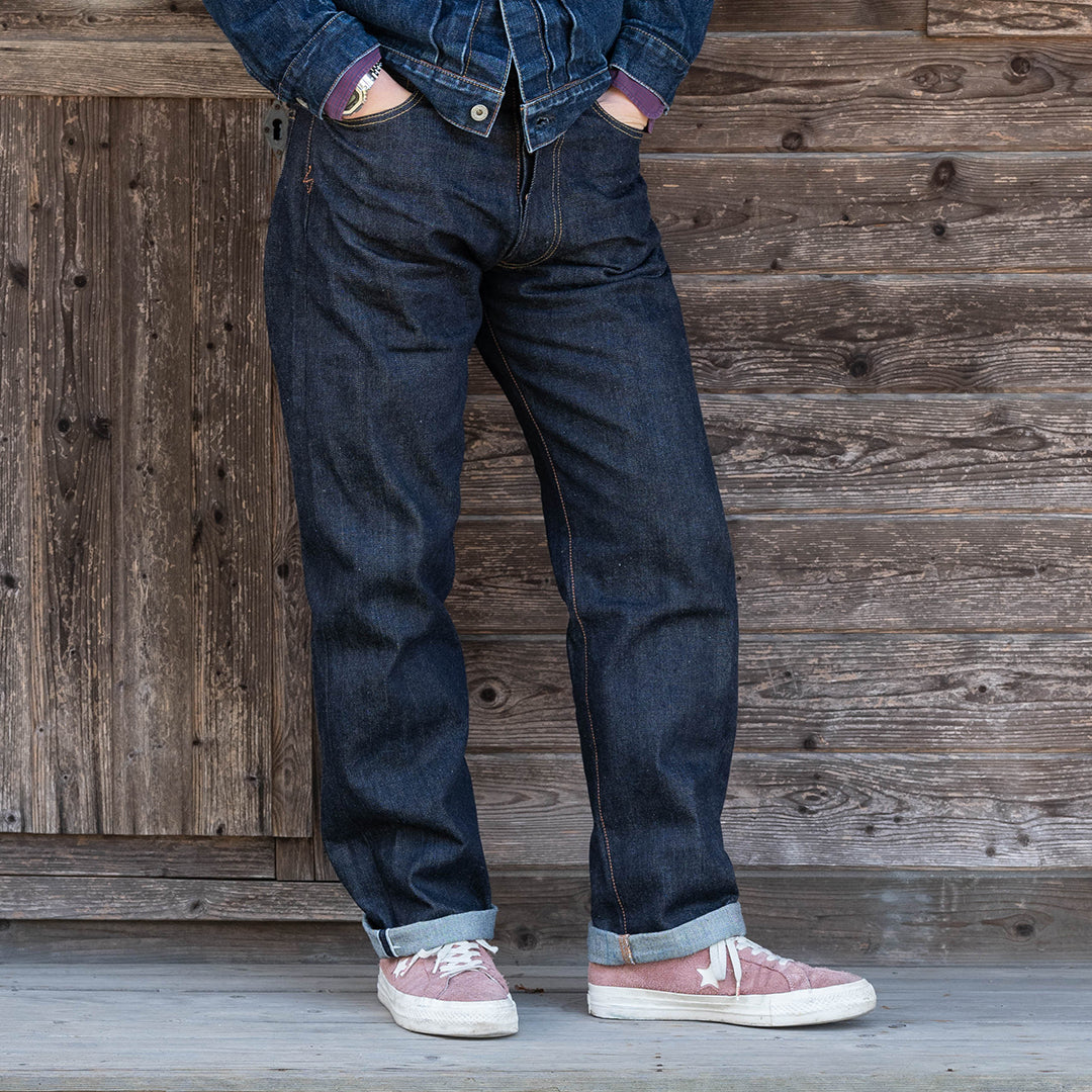【限定生産】Lot.1991 "Ginjyo" Classic Straight Fit Jeans with 15oz Heavy Wgt Denim (Washed) 【クラシックストレート／吟醸／15oz／ヘビーウェイトデニム／ワンウォッシュ】