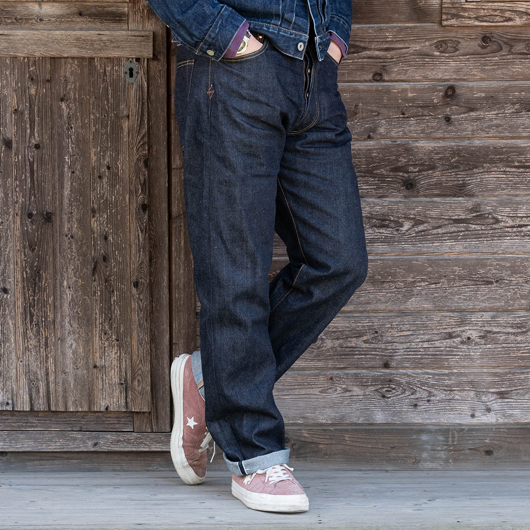 【限定生産】Lot.1991 "Ginjyo" Classic Straight Fit Jeans with 15oz Heavy Wgt Denim (Washed) 【クラシックストレート／吟醸／15oz／ヘビーウェイトデニム／ワンウォッシュ】
