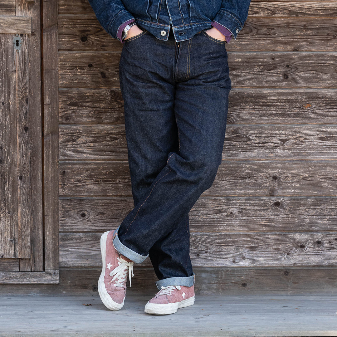 【限定生産】Lot.1991 "Ginjyo" Classic Straight Fit Jeans with 15oz Heavy Wgt Denim (Washed) 【クラシックストレート／吟醸／15oz／ヘビーウェイトデニム／ワンウォッシュ】