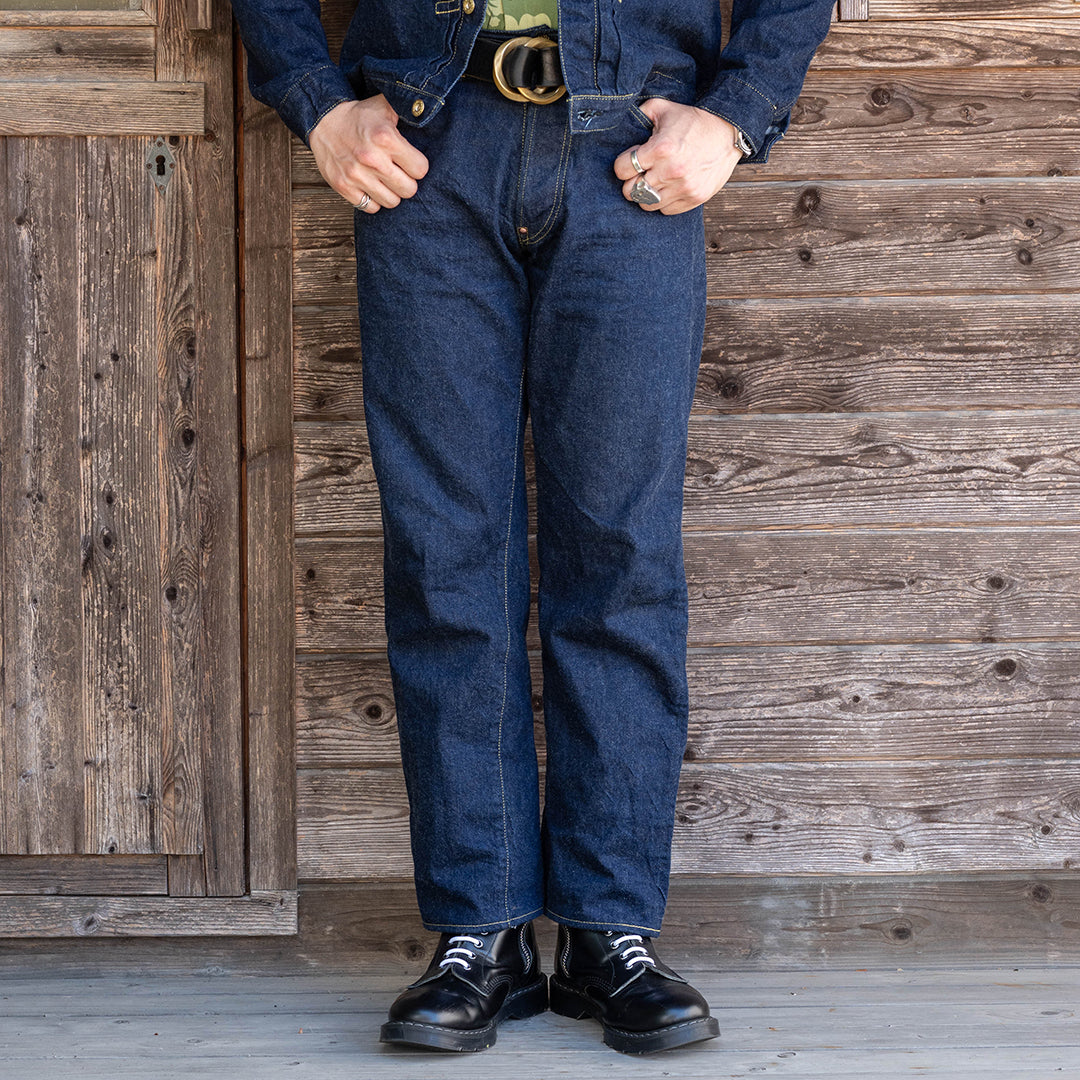 【限定】Lot.1991 "Gyokuro" Classic Straight Fit Jeans 14oz Deep Blue Indigo Denim (Washed) 【クラシックストレート／ディープブルーデニム／ワンウォッシュ】