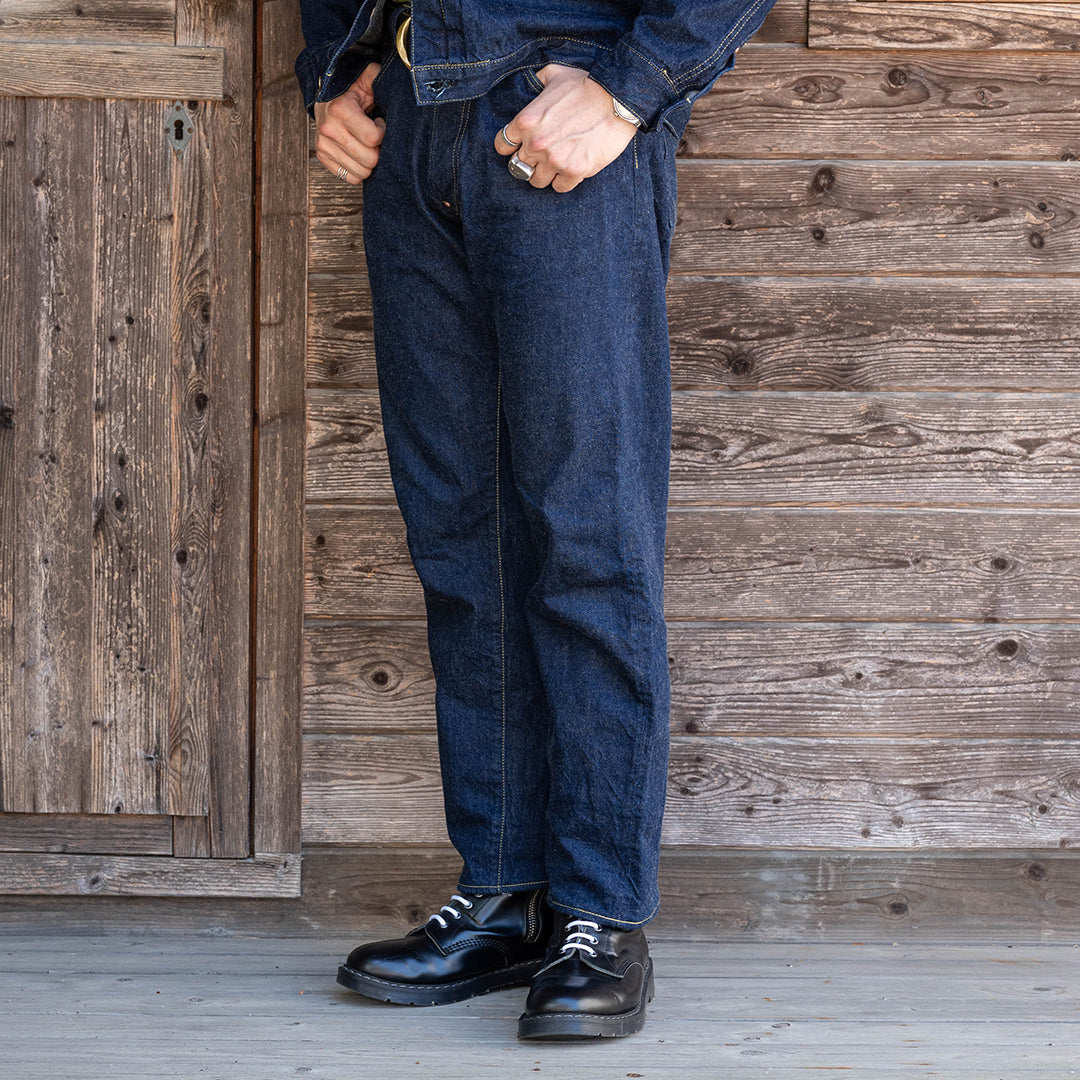 【限定】Lot.1991 "Gyokuro" Classic Straight Fit Jeans 14oz Deep Blue Indigo Denim (Washed) 【クラシックストレート／ディープブルーデニム／ワンウォッシュ】