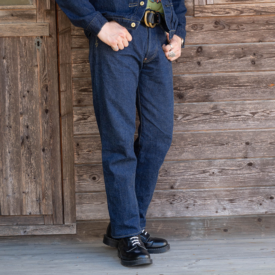 【限定】Lot.1991 "Gyokuro" Classic Straight Fit Jeans 14oz Deep Blue Indigo Denim (Washed) 【クラシックストレート／ディープブルーデニム／ワンウォッシュ】