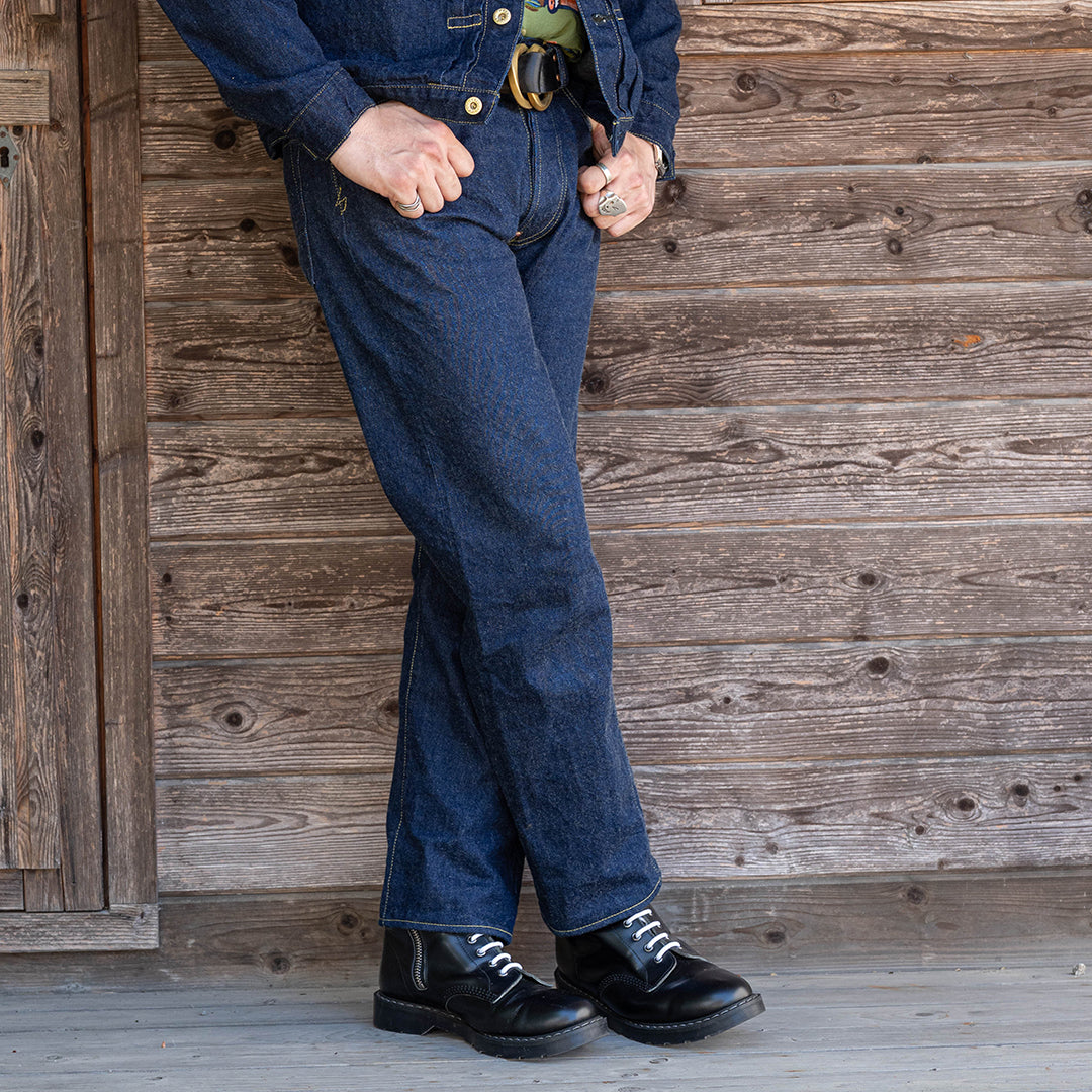 【限定】Lot.1991 "Gyokuro" Classic Straight Fit Jeans 14oz Deep Blue Indigo Denim (Washed) 【クラシックストレート／ディープブルーデニム／ワンウォッシュ】