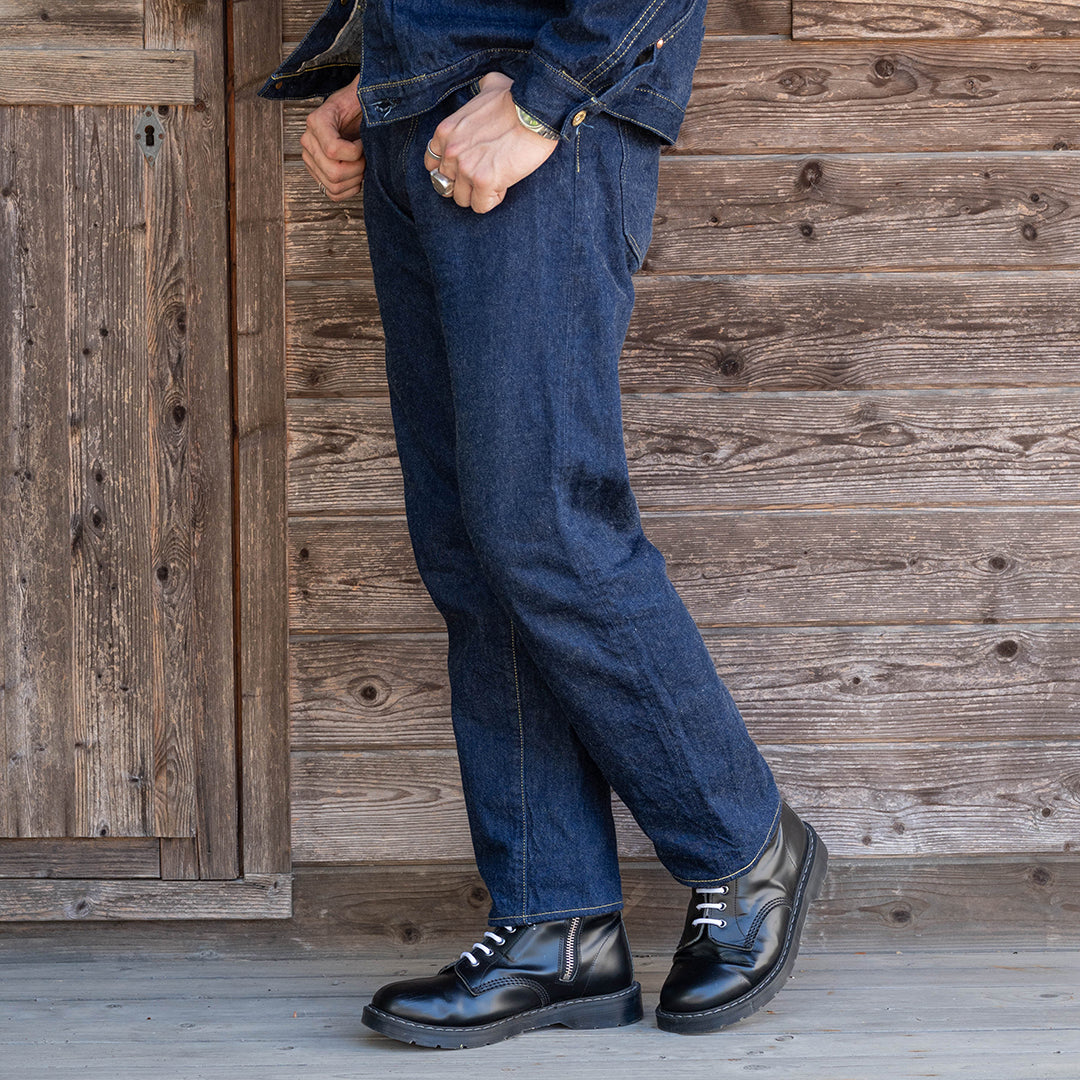 【限定】Lot.1991 "Gyokuro" Classic Straight Fit Jeans 14oz Deep Blue Indigo Denim (Washed) 【クラシックストレート／ディープブルーデニム／ワンウォッシュ】