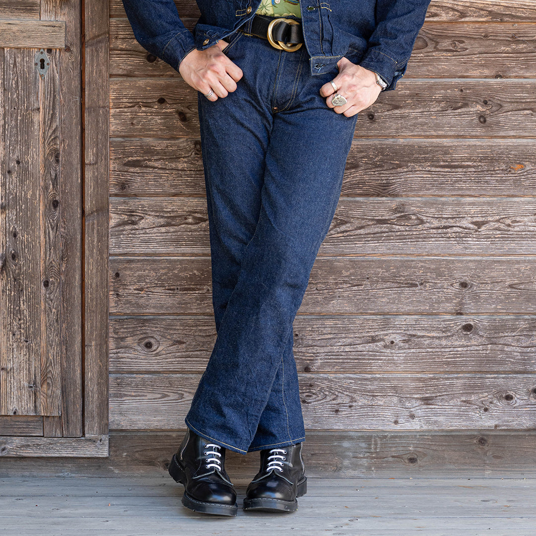 【限定】Lot.1991 "Gyokuro" Classic Straight Fit Jeans 14oz Deep Blue Indigo Denim (Washed) 【クラシックストレート／ディープブルーデニム／ワンウォッシュ】