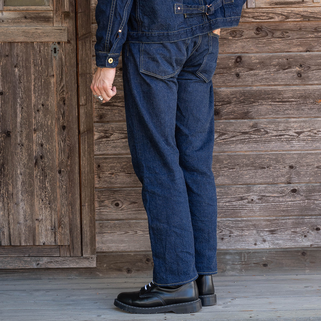 【限定】Lot.1991 "Gyokuro" Classic Straight Fit Jeans 14oz Deep Blue Indigo Denim (Washed) 【クラシックストレート／ディープブルーデニム／ワンウォッシュ】