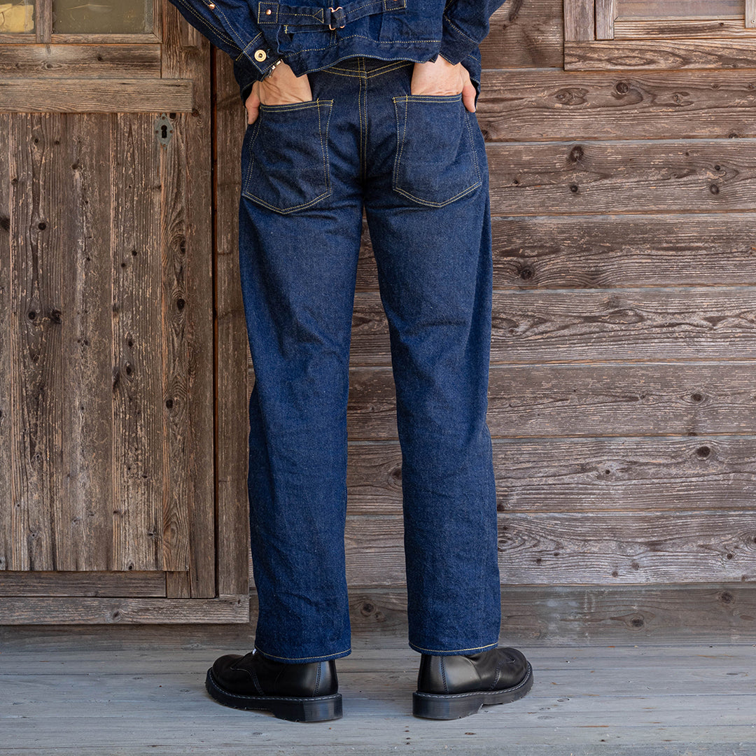 【限定】Lot.1991 "Gyokuro" Classic Straight Fit Jeans 14oz Deep Blue Indigo Denim (Washed) 【クラシックストレート／ディープブルーデニム／ワンウォッシュ】