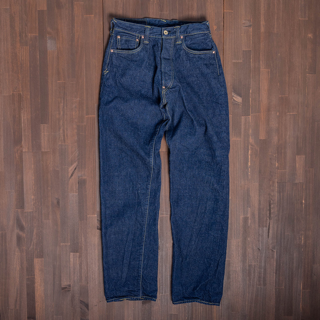 【限定】Lot.1991 "Gyokuro" Classic Straight Fit Jeans 14oz Deep Blue Indigo Denim (Washed) 【クラシックストレート／ディープブルーデニム／ワンウォッシュ】