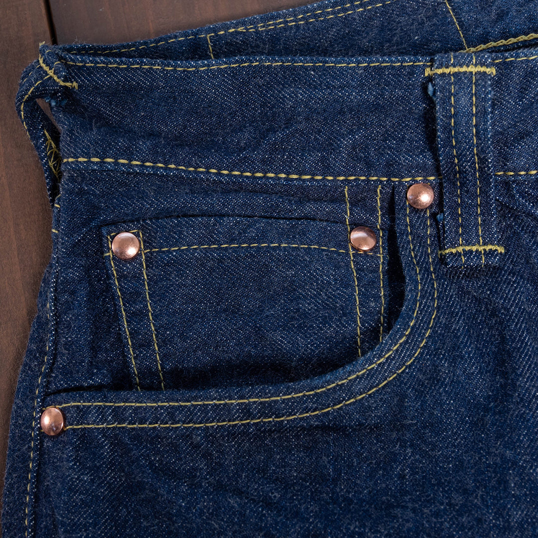 【限定】Lot.1991 "Gyokuro" Classic Straight Fit Jeans 14oz Deep Blue Indigo Denim (Washed) 【クラシックストレート／ディープブルーデニム／ワンウォッシュ】