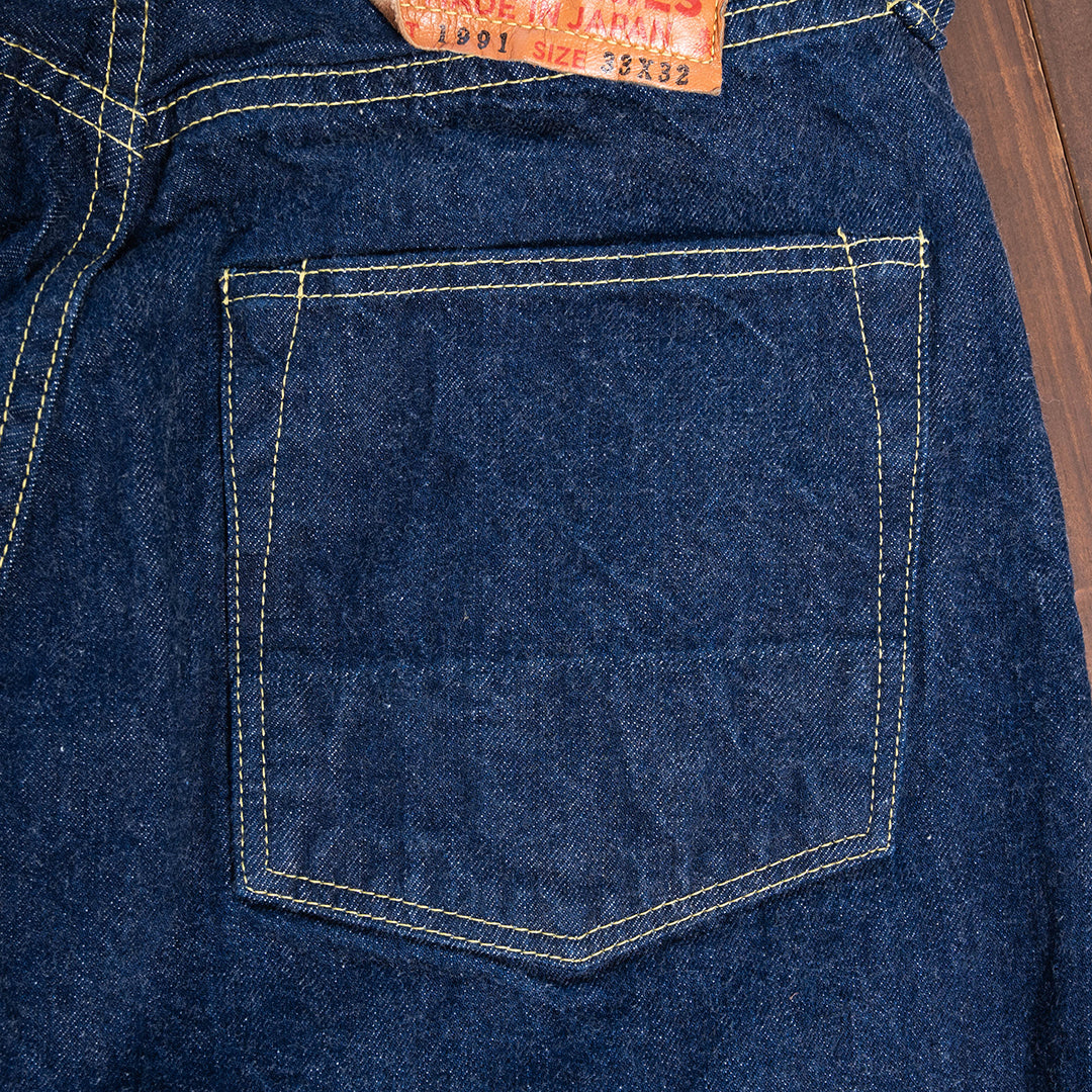 【限定】Lot.1991 "Gyokuro" Classic Straight Fit Jeans 14oz Deep Blue Indigo Denim (Washed) 【クラシックストレート／ディープブルーデニム／ワンウォッシュ】