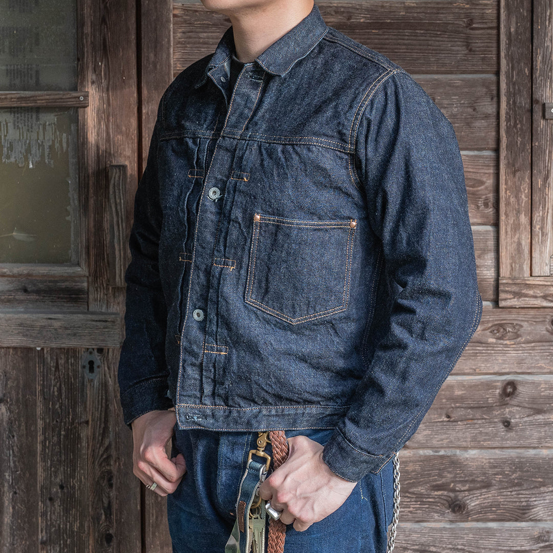 [New item] Lot.2505T No.0 Type-WWII Denim Jacket with Artistic Denim