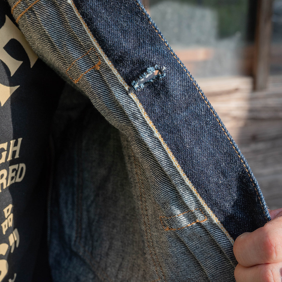 [New item] Lot.2505T No.0 Type-WWII Denim Jacket with Artistic Denim