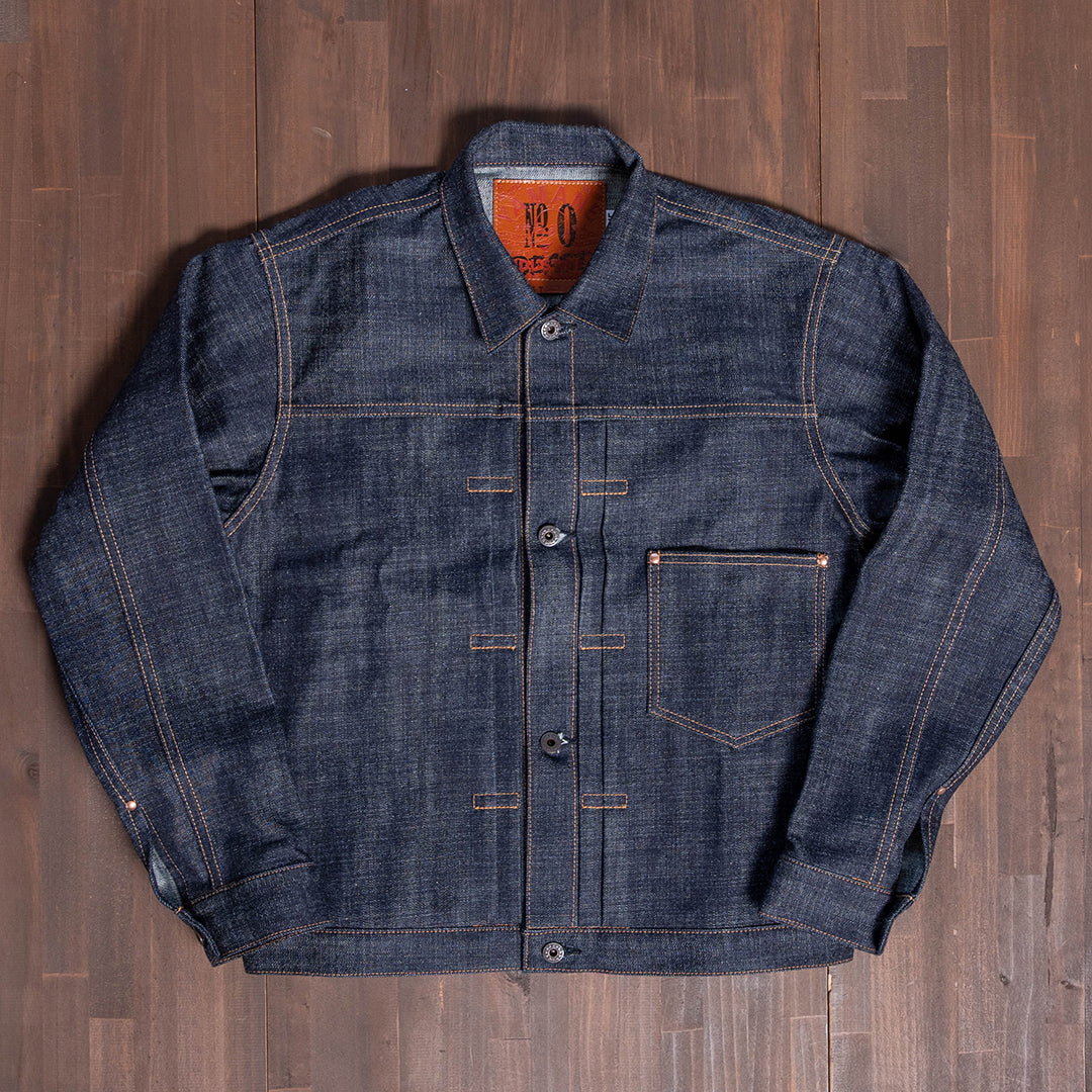 【限定】Lot.2505T No.0 "BEAST" Type-WWII Denim Jacket 15oz Heavy Slub Denim (Washed)【大戦モデル／ヘビースラブデニム／ワンウォッシュ】