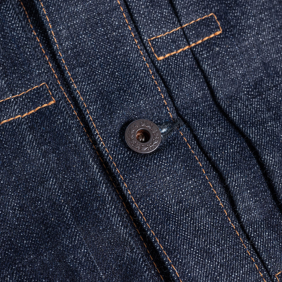 【限定】Lot.2505T No.0 "BEAST" Type-WWII Denim Jacket 15oz Heavy Slub Denim (Washed)【大戦モデル／ヘビースラブデニム／ワンウォッシュ】