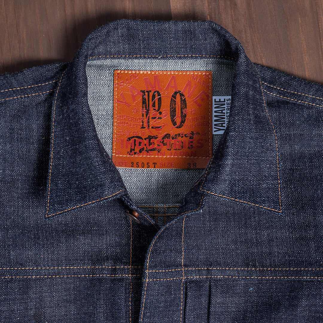 【限定】Lot.2505T No.0 "BEAST" Type-WWII Denim Jacket 15oz Heavy Slub Denim (Washed)【大戦モデル／ヘビースラブデニム／ワンウォッシュ】