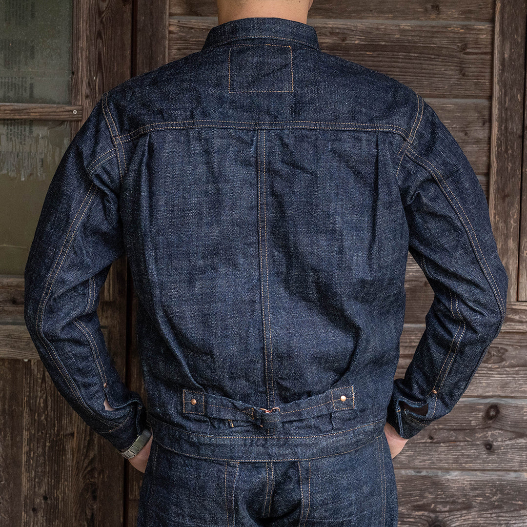 【限定】Lot.2505T No.0 "BEAST" Type-WWII Denim Jacket 15oz Heavy Slub Denim (Washed)【大戦モデル／ヘビースラブデニム／ワンウォッシュ】