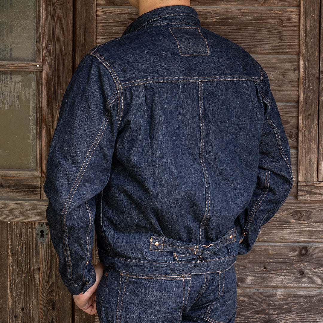 【限定】Lot.2505T "Shimofuri" Type-WWII Denim Jacket 14.35oz Uneven Denim (Raw / Washed)【大戦モデル／霜降り／ワンウォッシュ】