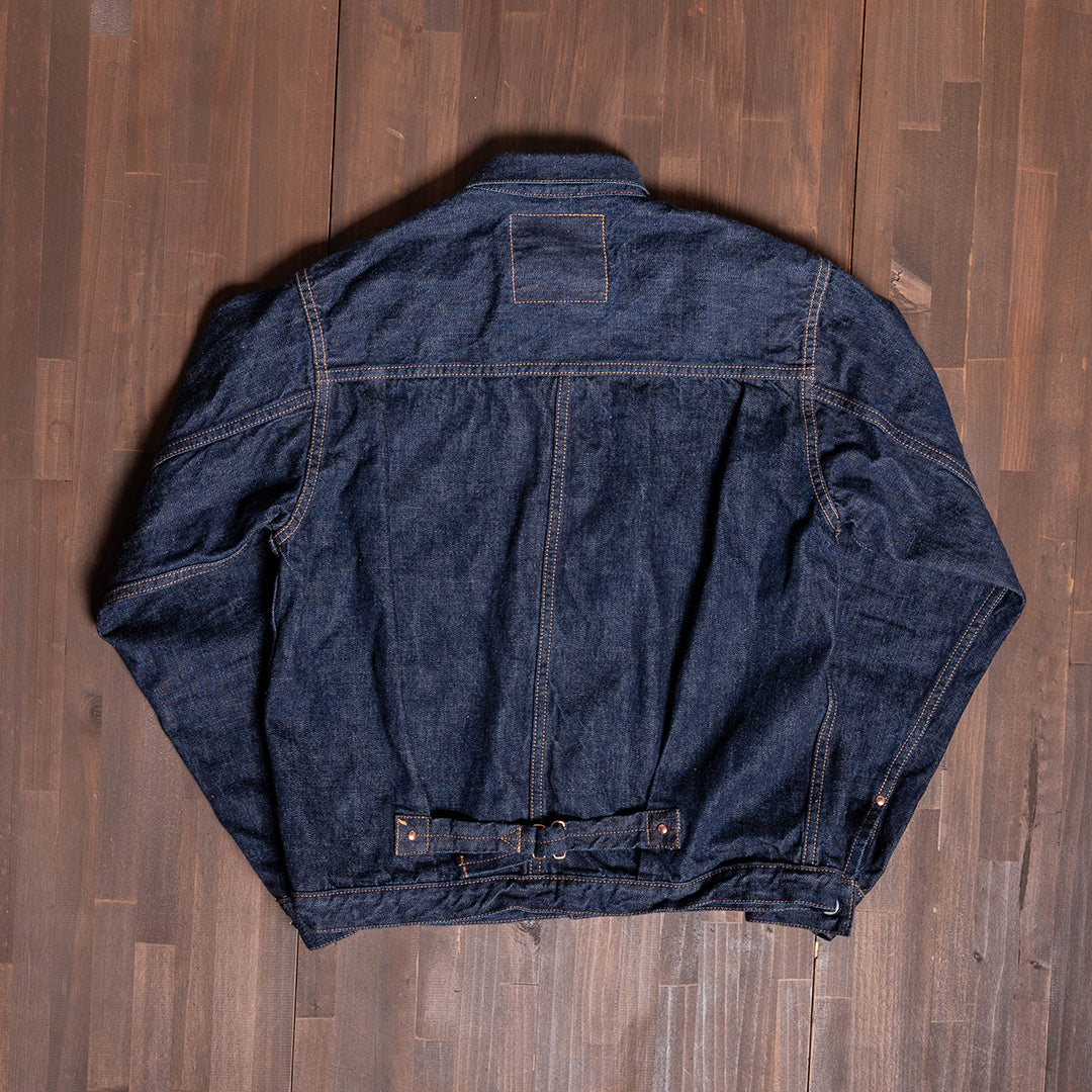 【限定】Lot.2505T "Shimofuri" Type-WWII Denim Jacket 14.35oz Uneven Denim (Raw / Washed)【大戦モデル／霜降り／ワンウォッシュ】