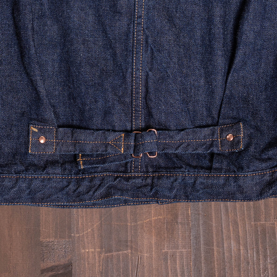 【限定】Lot.2505T "Shimofuri" Type-WWII Denim Jacket 14.35oz Uneven Denim (Raw / Washed)【大戦モデル／霜降り／ワンウォッシュ】