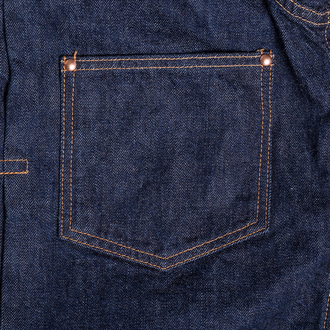 【限定】Lot.2505T "Shimofuri" Type-WWII Denim Jacket 14.35oz Uneven Denim (Raw / Washed)【大戦モデル／霜降り／ワンウォッシュ】