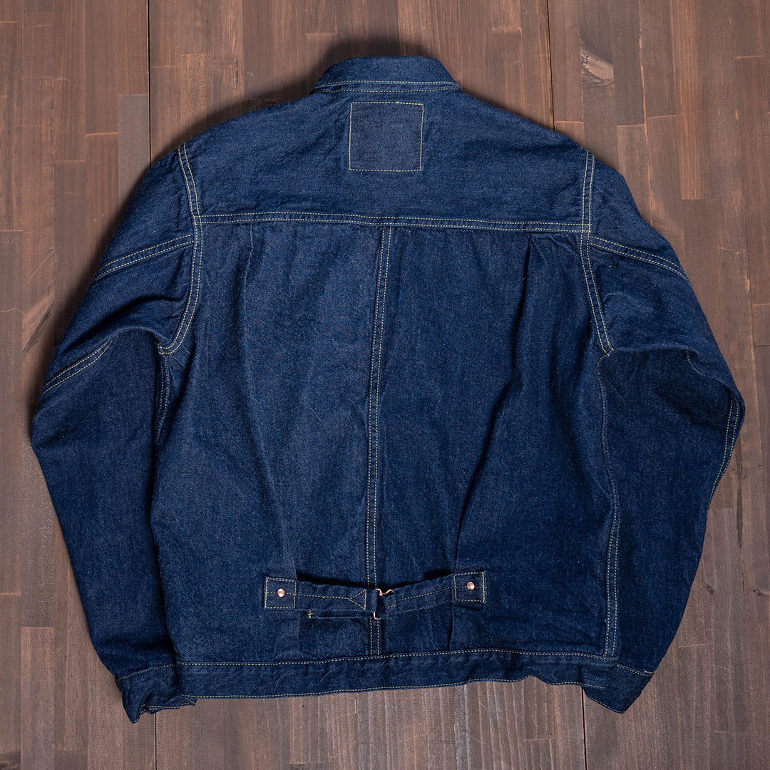 【限定】Lot.2506T "Gyokuro" Type-1 Denim Jacket 14oz Deep Blue Indigo Denim (Washed)
