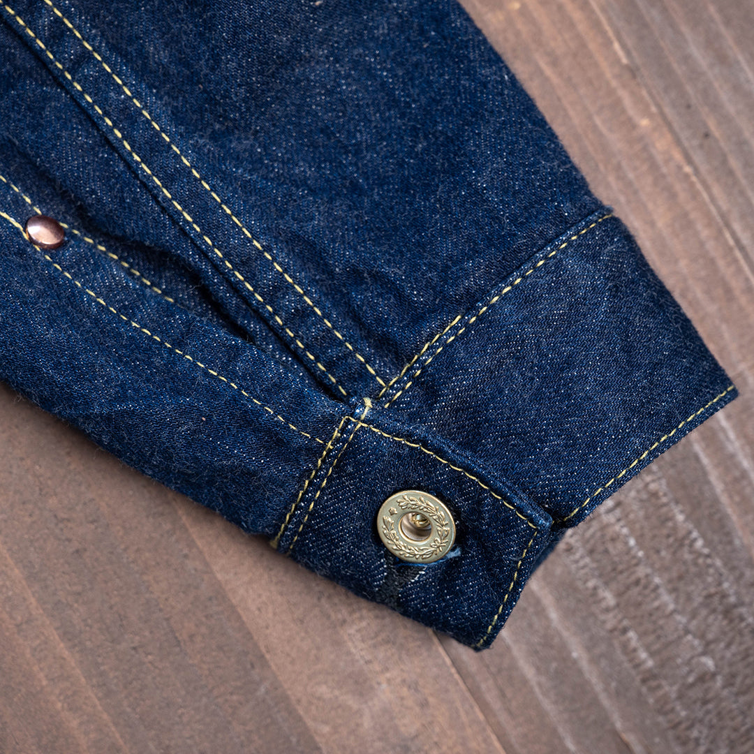 【限定】Lot.2506T "Gyokuro" Type-1 Denim Jacket 14oz Deep Blue Indigo Denim (Washed)