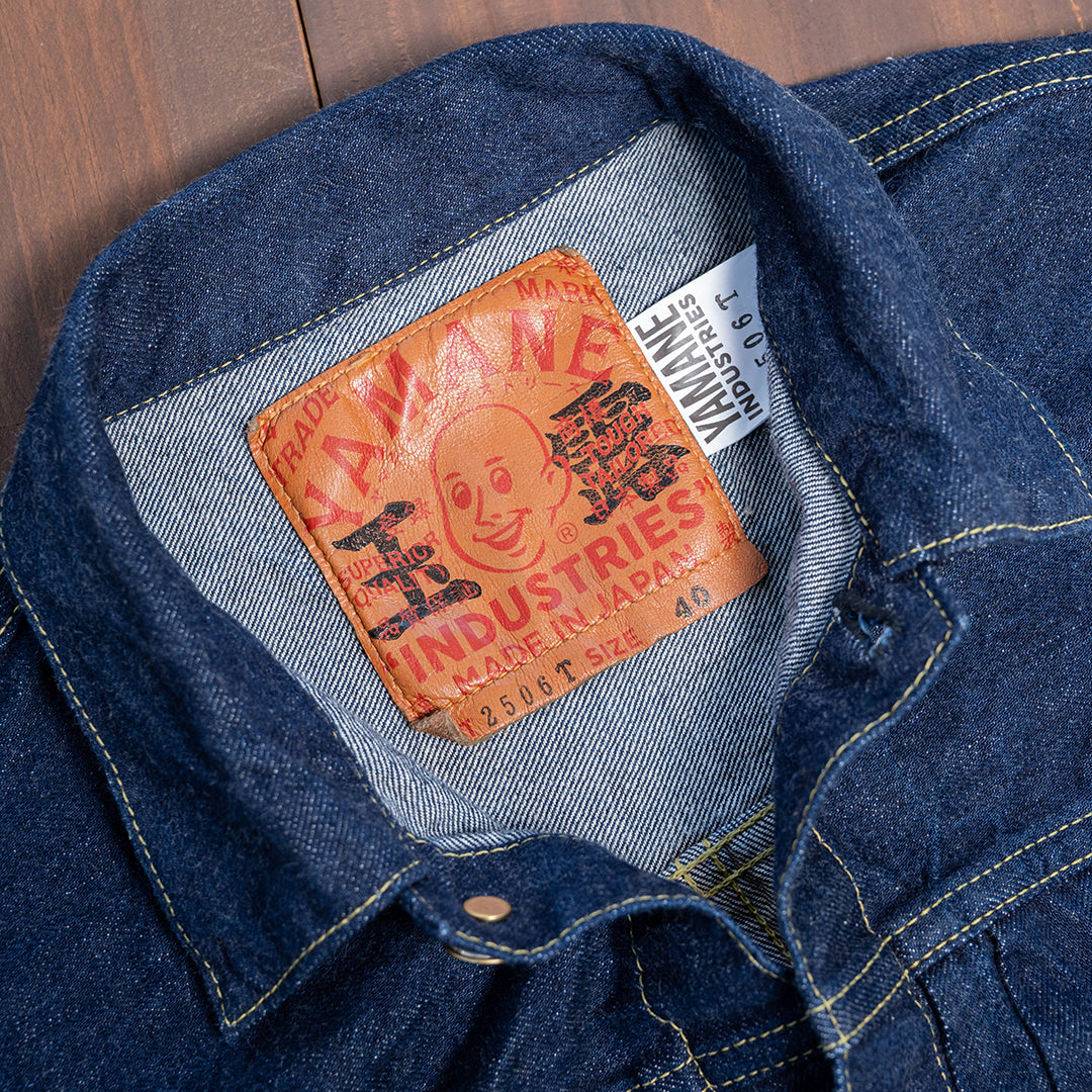 【限定】Lot.2506T "Gyokuro" Type-1 Denim Jacket 14oz Deep Blue Indigo Denim (Washed)