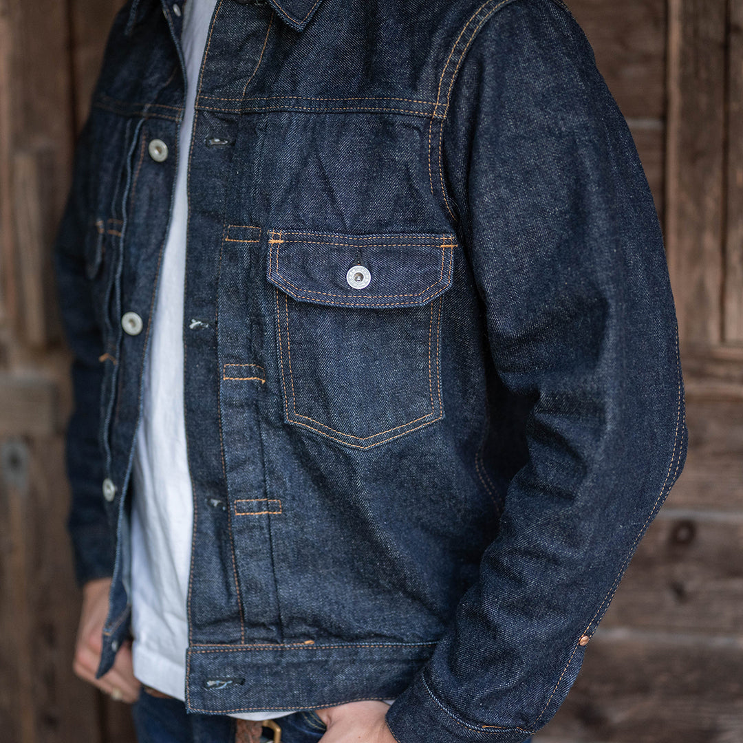 [Standard] Lot.2507T No.2 "SPECIAL" Type-2 Denim Jacket with Modern Denim (Washed)