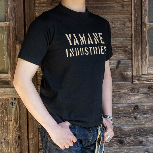 Lot.8002 "Union" 8.1oz USA Cotton T-shirt (YAMANE INDUSTRIES / Black )