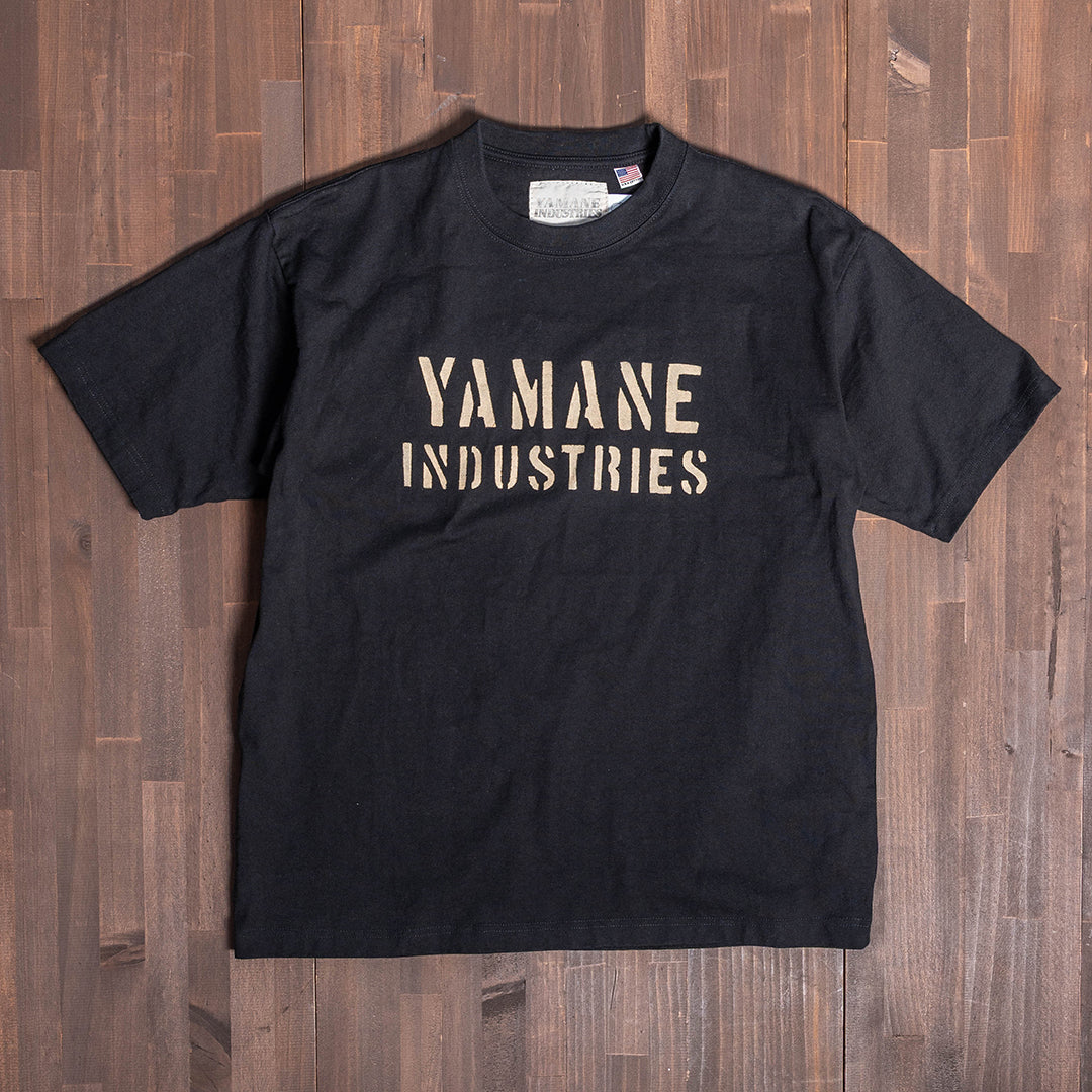 Lot.8002 "Union" 8.1oz USA Cotton T-shirt (YAMANE INDUSTRIES / Black )