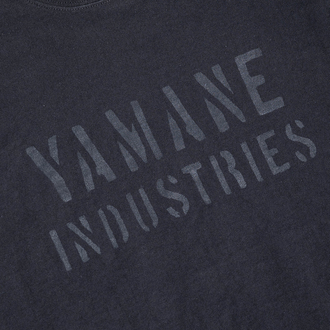 Lot.8002 "Union" 8.1oz USA Cotton T-shirt Black (YAMANE INDUSTRIES / Black )