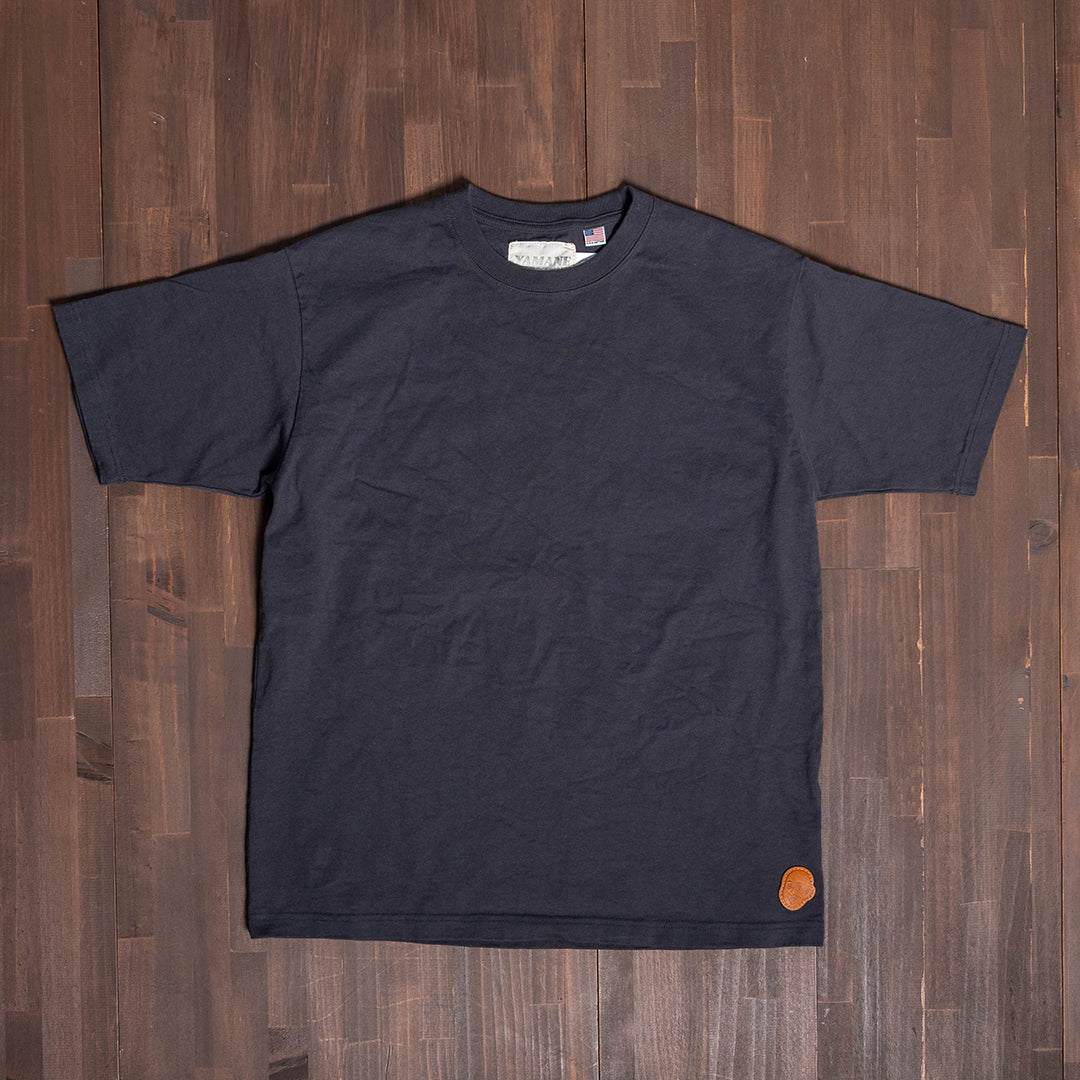 Lot.8002 "Union" 8.1oz USA Cotton T-shirt Charcoal (Plain / Face Label)
