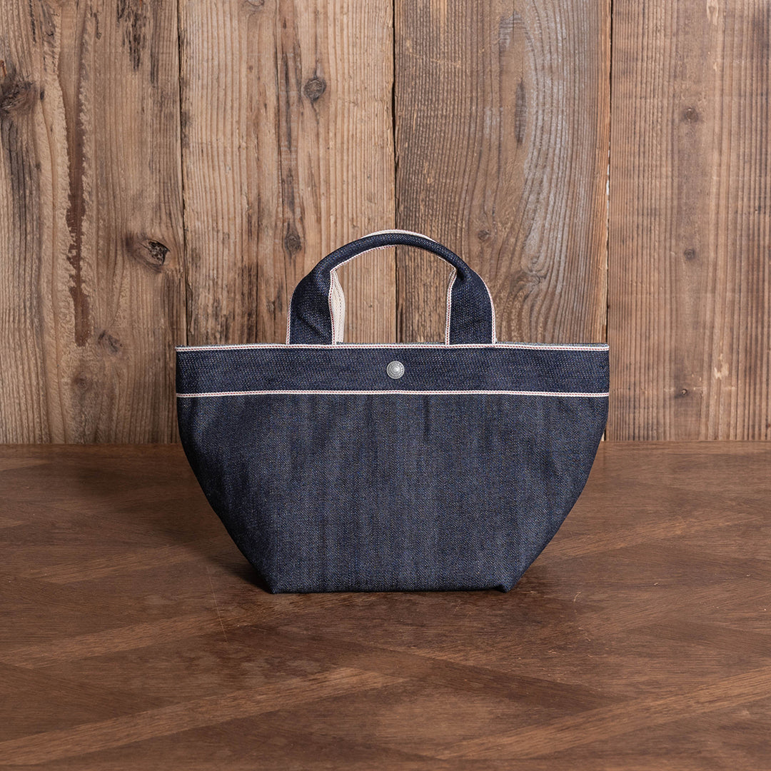 Lot.9001 Denim Boat-Shaped Tote 15"