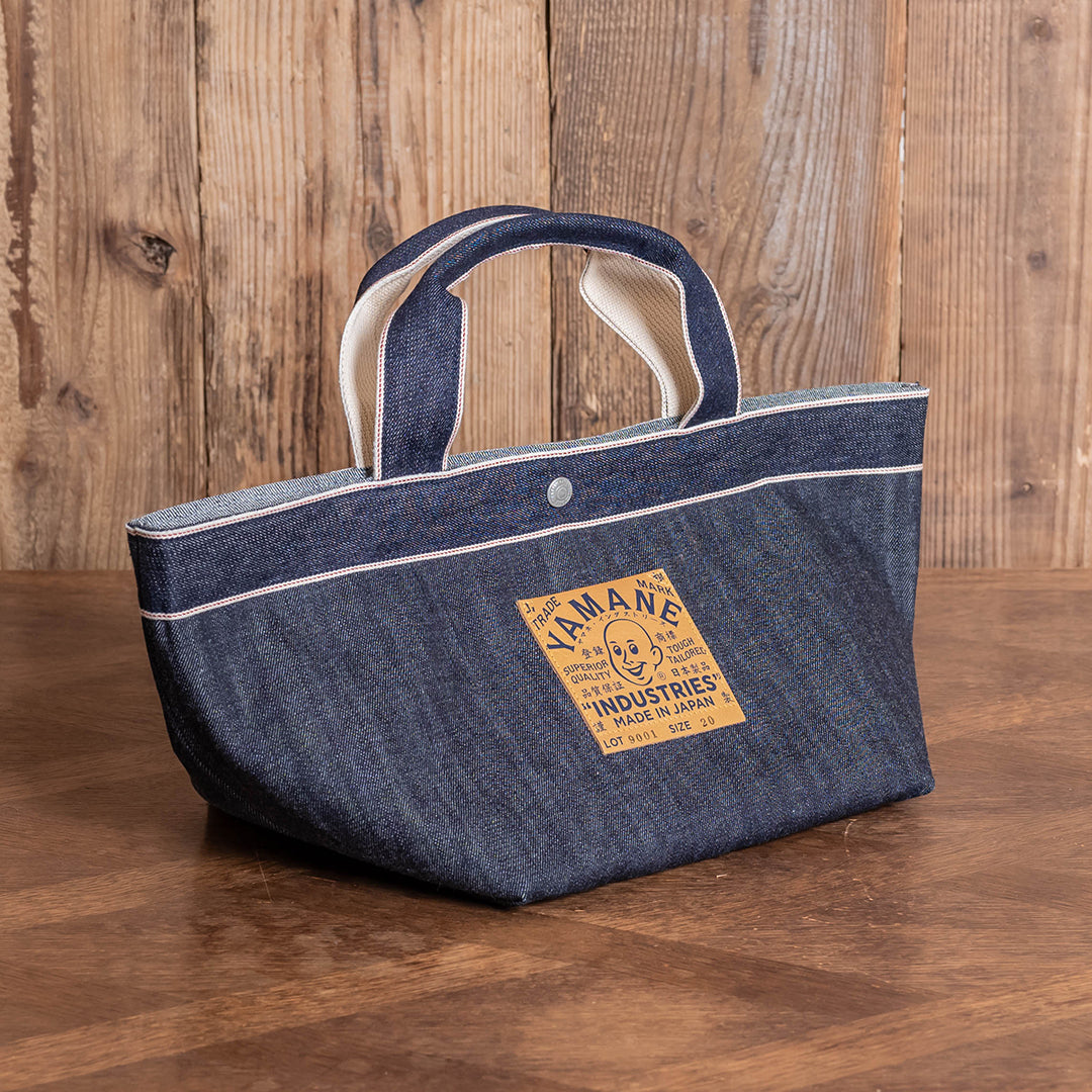 Lot.9001 Denim Boat-Shaped Tote 20"