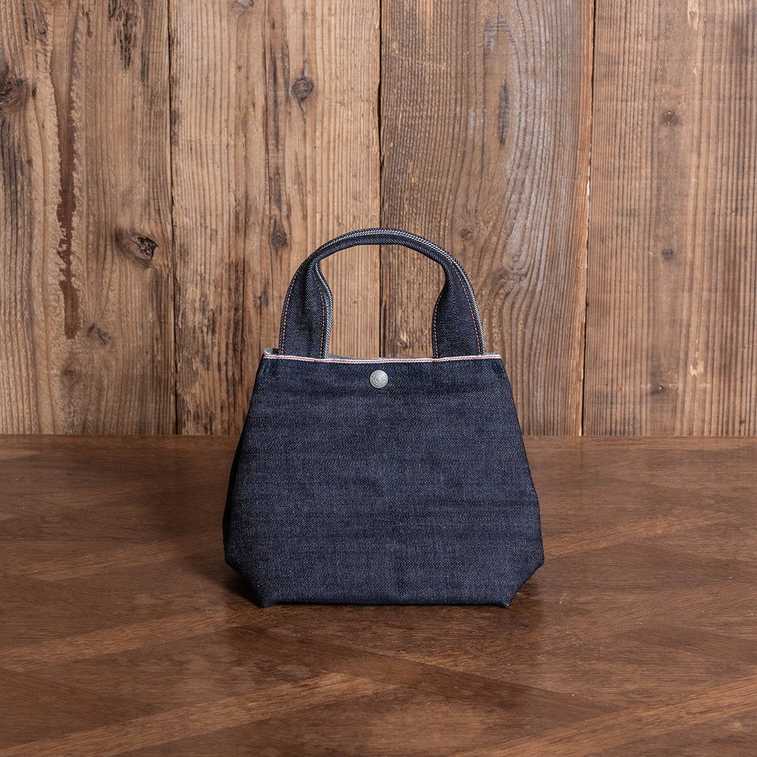 Lot.9002 Denim Square Tote 8"