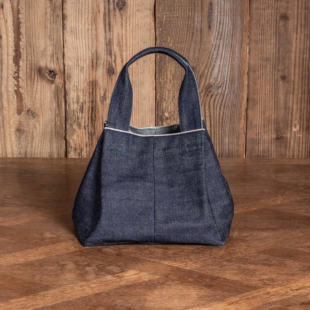 Lot.9006 Denim Two-way Snap-on Tote 10”