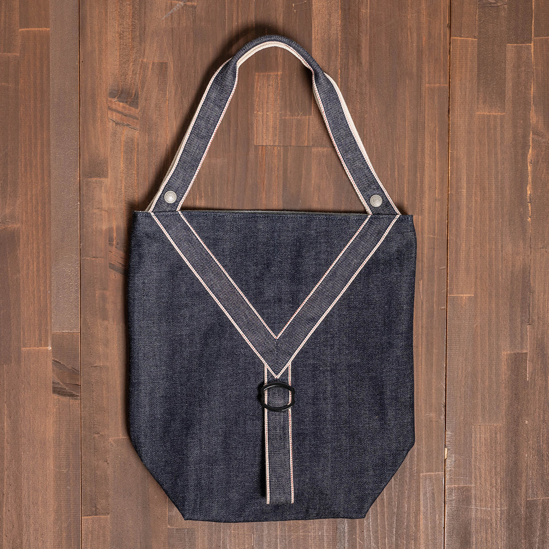 Lot.9008 Denim Y Tape Tote 13"