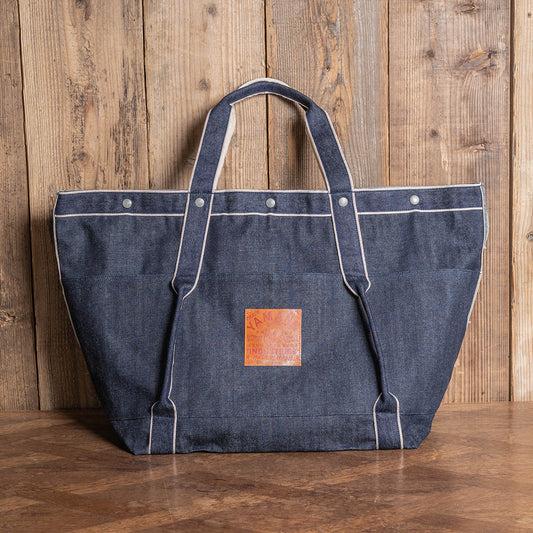 Lot.9009 Denim Huge Tote 29"