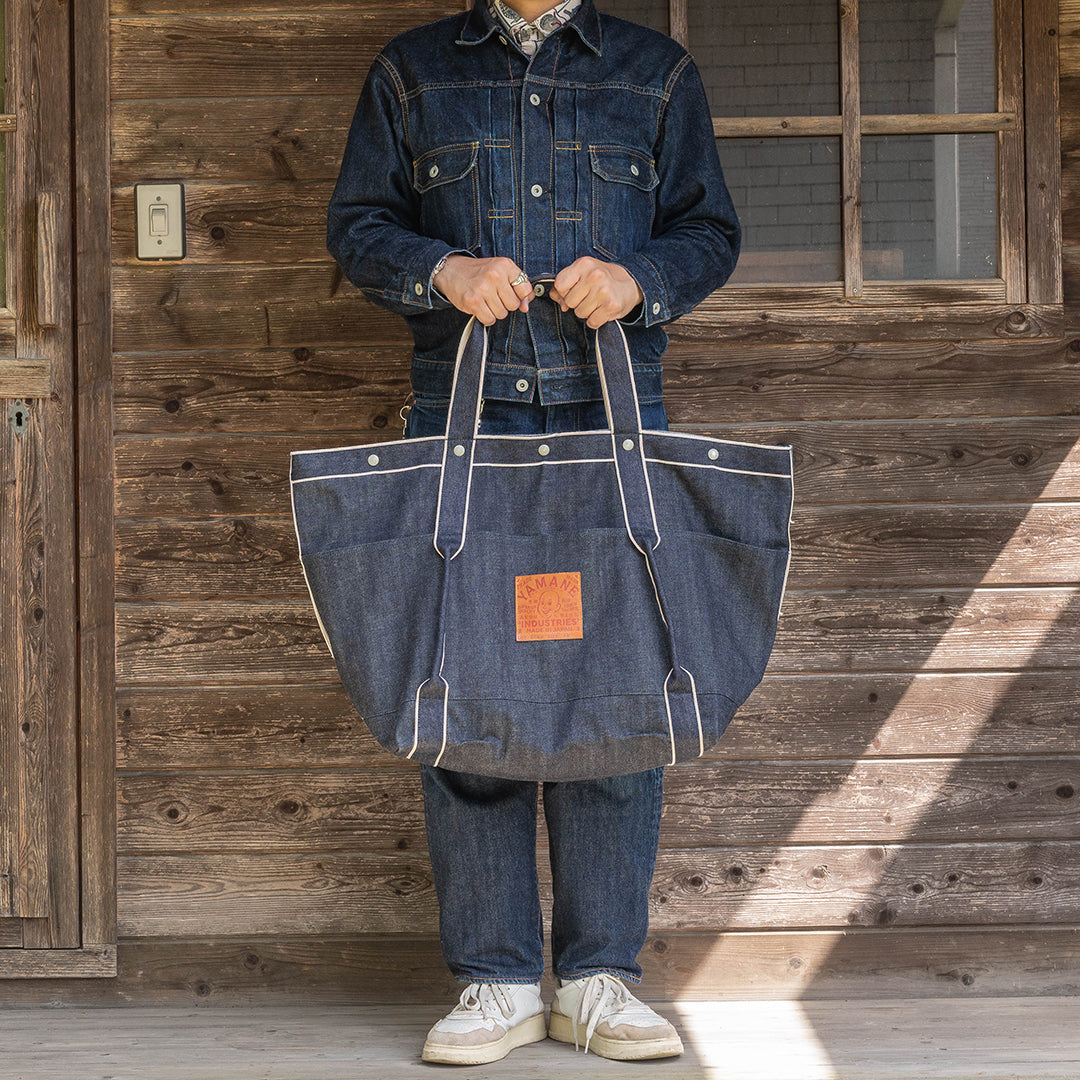 Lot.9009 Denim Huge Tote 29"