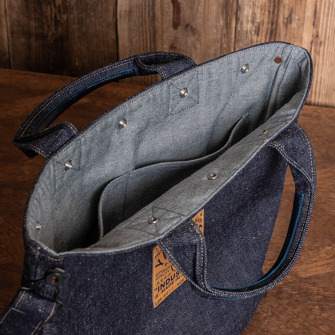 Lot.9013 Denim Helmet Bag 20"