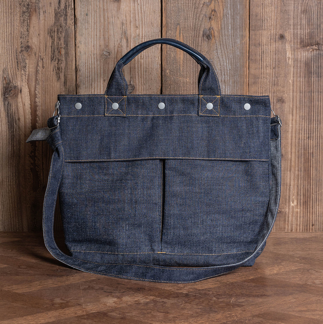 Lot.9013 Denim Helmet Bag 20"