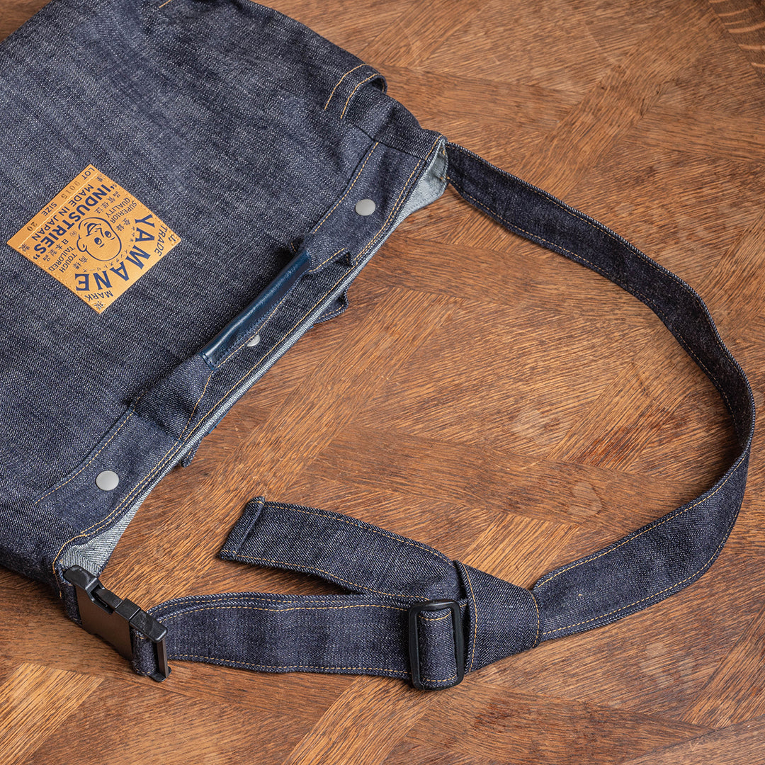 Lot.9015 Denim Two-way Shoulder Bag 20"